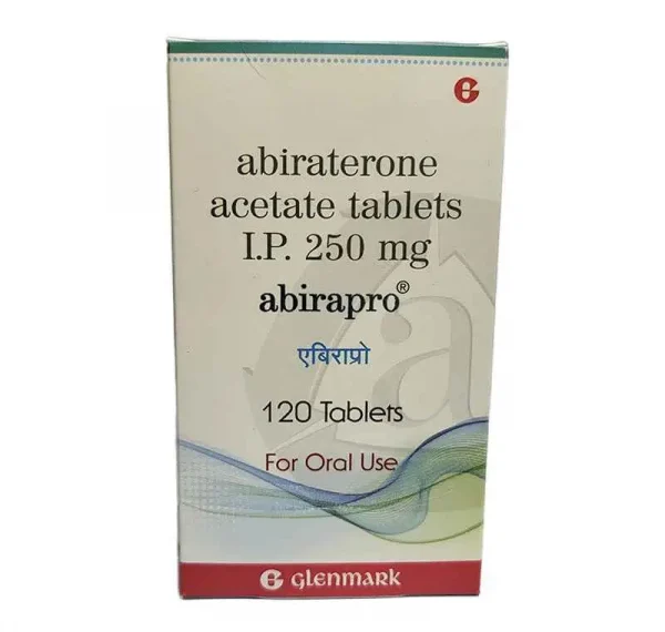 Abirapro Acetato de Abiraterona 250mg 120 Comprimidos (Zytiga) - Medicamento Anticancerígenos