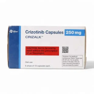 Crizalk 250 mg (Crizotinib) 60 Cápsulas - Medicamento Anticancerígenos