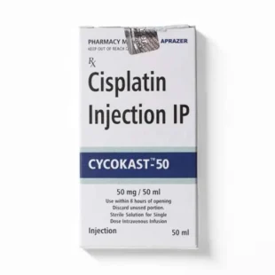 Cycokast Cisplatino 50 mg (Platinol) Inyección - Medicamento Anticancerígenos