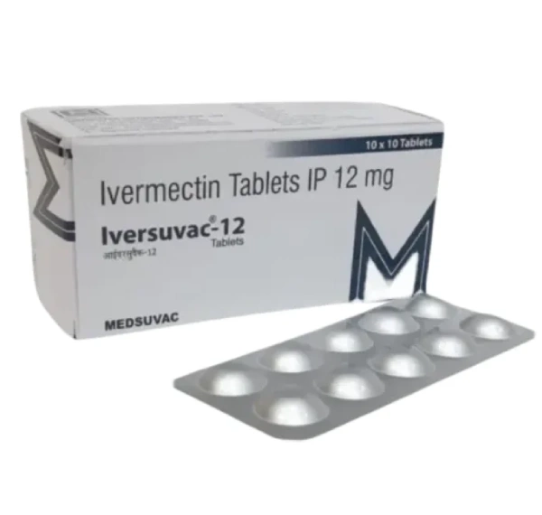 IVERMECTIN 12 mg (Iversuvac) x 100 Comprimidos
