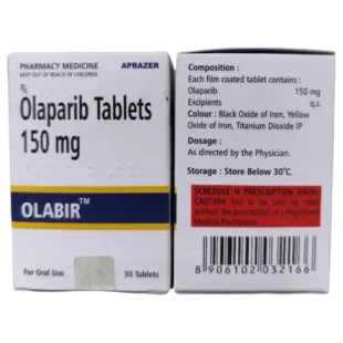 Olabir Olaparib 150mg 30 Comprimidos (Lynparza) - Medicamento Anticancerígenos