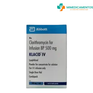 Claritromicina 500 mg (Klacid IV) Inyección - Medicamento genérico para las infecciones bacterianas