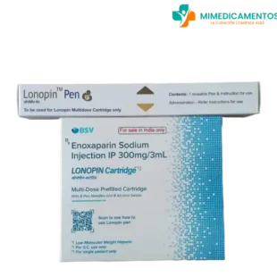 Enoxaparina 300 mg (Lonopin) Inyección - Medicamento genérico en el tratamiento y la prevención de coágulos sanguíneos