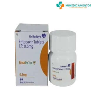 Entecavir 0.5mg - Baraclude (Entaliv) x 30 Tabletas - Medicamento genérico para la hepatitis B