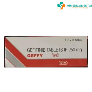 Gefitinib 250 mg - Iressa (Geffy) x 30 Tabletas - Medicamento genérico para el cáncer de pulmón de células no pequeñas (CPCNP)