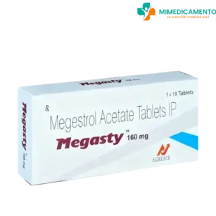 Megestrol 160 mg (Megasty) x 10 comprimidos – Medicamento genérico para el cáncer de mama y de endometrio