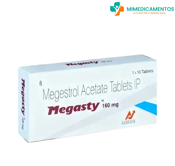 Megestrol 160 mg (Megasty) x 10 comprimidos – Medicamento genérico para el cáncer de mama y de endometrio