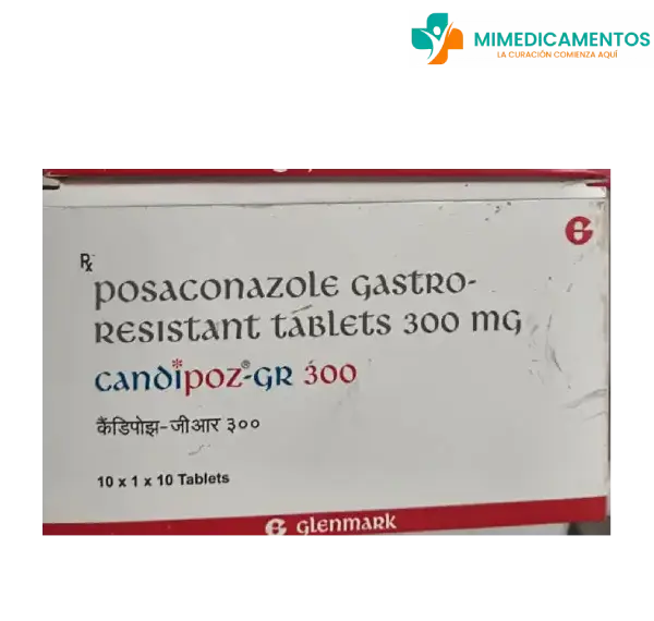 Posaconazole 300 mg (Candipoz GR) x 100 Comprimidos - Medicamento genérico para infecciones fúngicas graves e invasivas