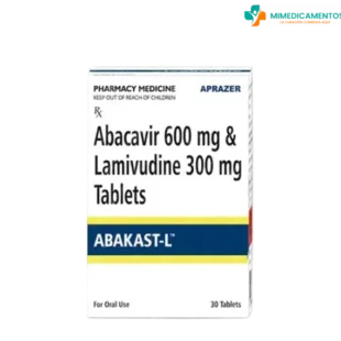 Abacavir 600 mg + Lamivudina 300 mg (Abakast L) en comprimidos – medicamento genérico para el tratamiento de la infección por VIH-1
