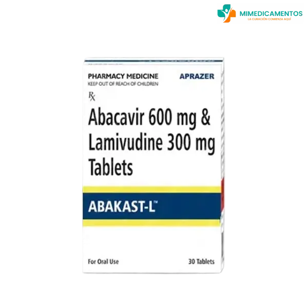 Abacavir 600 mg + Lamivudina 300 mg (Abakast L) en comprimidos – medicamento genérico para el tratamiento de la infección por VIH-1
