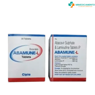 Abacavir 600 mg + Lamivudina 300 mg (Abamune L) en comprimidos – medicamento genérico para el tratamiento de la infección por VIH-1