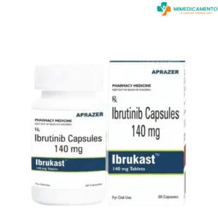 Ibrutinib 140 mg (Ibrukast) cápsulas – medicamento genérico para el tratamiento de la leucemia linfocítica crónica (LLC) y del linfoma de células del manto