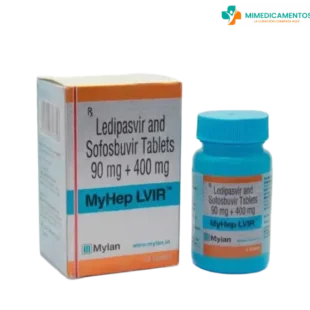 Ledipasvir 90 mg / Sofosbuvir 400 mg (Myhep Lvir) Comprimidos - medicamento genérico para el tratamiento de la infección crónica por hepatitis C (HCV)