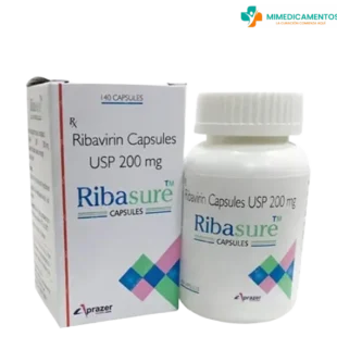 Ribavirin 200 mg (Ribasure) Cápsulas - medicamento genérico para el tratamiento de la infección crónica por hepatitis C (HCV)
