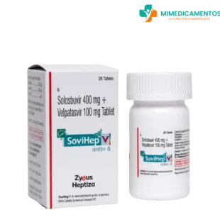 Velpatasvir 100 mg / Sofosbuvir 400 mg (Sovihep V) Comprimidos - medicamento genérico para el tratamiento de la infección crónica por hepatitis C (HCV)