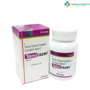 Tenofovir Disoproxil Fumarato 300 mg / Emtricitabina 200 mg (Temirazer) Comprimidos – medicamento genérico para el tratamiento de la infección por VIH-1