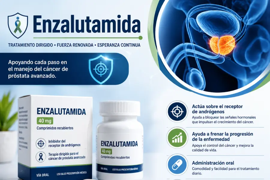 Enzalutamida: Ayudando a los Pacientes a Manejar el Cáncer de Próstata Avanzado