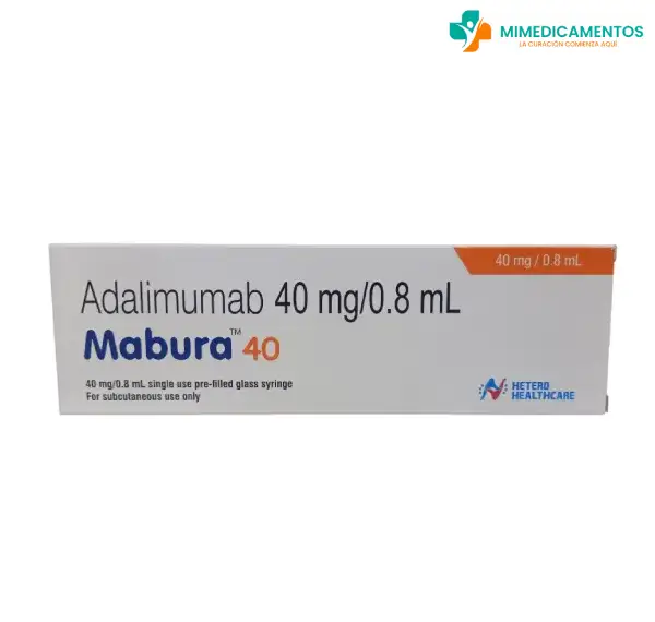 ADALIMUMAB 40 mg/0.8 mL (Mabura) Inyectable