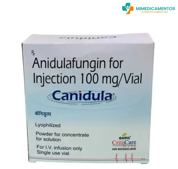 ANIDULAFUNGINA 100 mg (Canidula) para Inyección