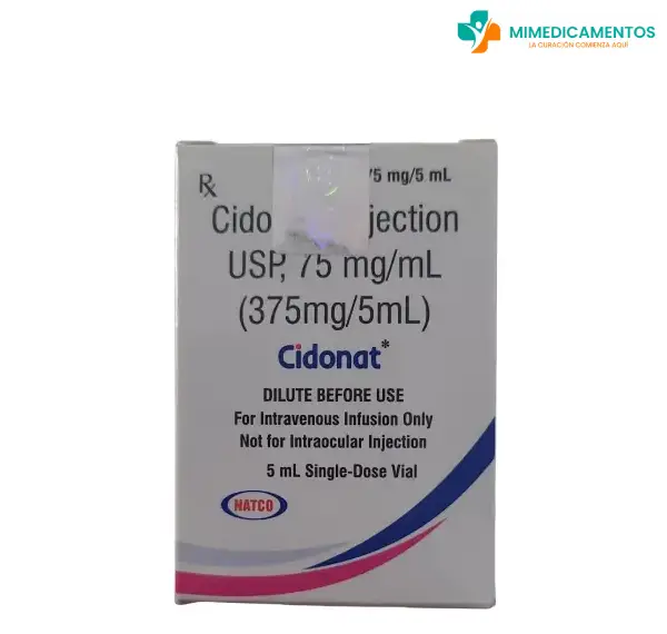 CIDOFOVIR 375 mg/5 mL (Cidonat) Inyectable