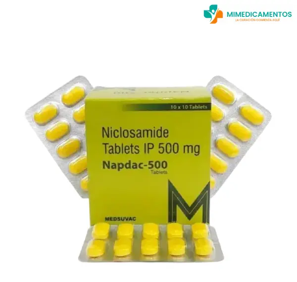 NICLOSAMIDA 500 mg (Napdac) x 100 Tabletas
